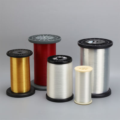 100D DIN200 Plastik Tüp Şeffaf Polyamide Nylon6 Monofilament nakış ipliği