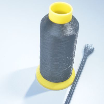 Tek iplik poliester ipliği, örgü için düşük uzunluklu iplik