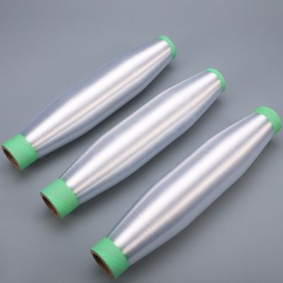 Geri dönüştürülebilir Polyester PET Monofilament Yarn 50D Beyaz Renk