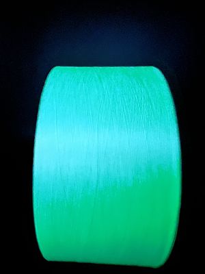 Ayakkabılar Üst Glow Dark Yarn Polyester FDY Floresan örgü ipliği