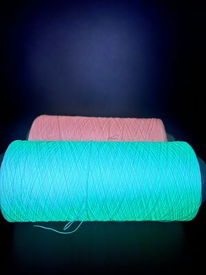 450D Diy Glow Yarn Natural White Fluorescent Knitting çevre dostu
