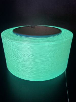 Polyester Floresan örgü iplik Beyaz ayakkabılar Yukarı Parlak