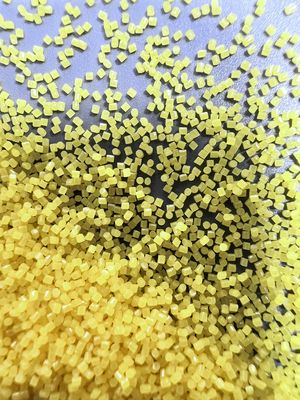 0.4*0.4mm Kum patlatma Plastik Sarı Renk Orta Boyutlu Yüksek Isı Dayanıklılığı