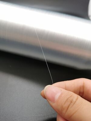 Pürüzsüz siyah PET mono filament iplik örgü dokuma monofilament polyester iplik genişletilebilir örgü iplik