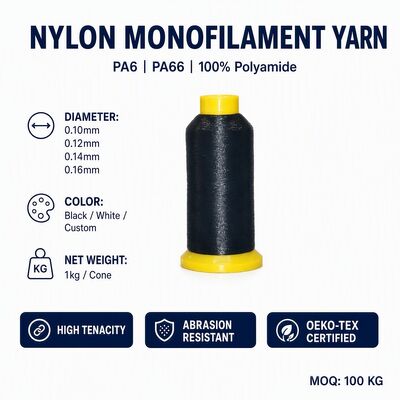 0.15MM 0.18MM 0.20MM 100G 200G 400G 1000G Nylon Polyamide MONO Yarn Fabrikası Doğrudan Satın Alın