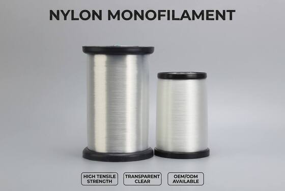 60D 80D 100D 0.10MM 0.12MM 0.14MM Monofilament İplik Naylon Polyester PP PE Dokuma Bant Nakış Fabrika Toptan Satış İçin